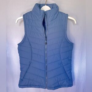 DSG Dicks Sporting Goods Soft Blue Zip Puffer Vest Women’s Small